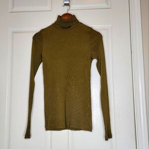Goldsign The Rib Turtleneck | Copper Rust | Size Small